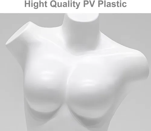 Miniatura 4 de Vestido femenino de medio cuerpo con forma de torso para lencería, soporte de maniquí para exhibición de ropa, tienda al por menor de maniquí