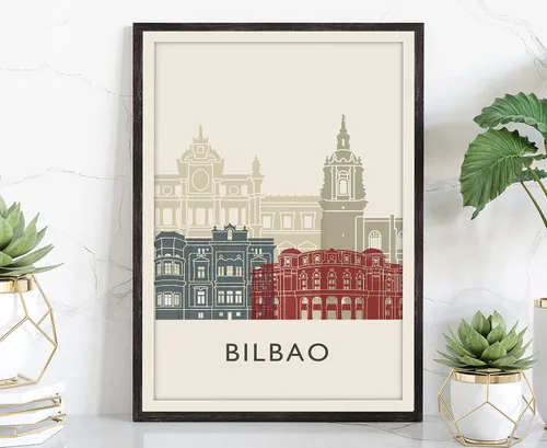 Miniatura 49 de Póster de ilustración de Lisboa, póster de horizonte de Lisboa Portugal, impresión de paisaje urbano y monumento, arte de pared para el hogar