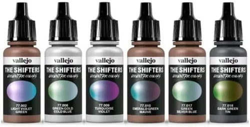 Miniatura 2 de Vallejo - The Shifters Galaxy Dust Set de 6 colores acrílicos metálicos para aerógrafo Ideal para pintar figuras de fantasía y juegos de guerra