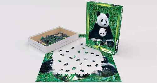 Miniatura 3 de EuroGraphics Panda and Baby 6000-0173 - Rompecabezas de 1000 piezas, multicolor