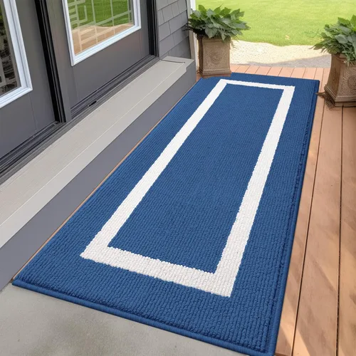 Miniatura 23 de OLANLY Alfombra para Puerta Interior, 59x20, Tapete de Entrada Antideslizante Absorbente Resistente a la Suciedad, Alfombras de Entrada