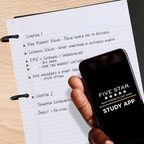 Miniatura 3 de Five Star Flex 29328 - Cuaderno recargable + aplicación de estudio, papel rayado universitario, anillos TechLock de 1 pulgada, bolsillos, pestañas