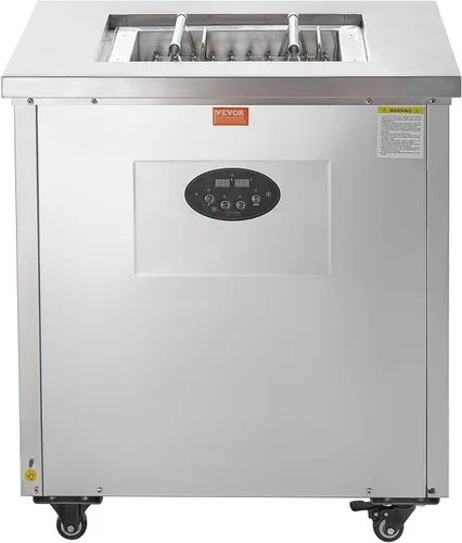 Miniatura 9 de VEVOR Máquina de paletas comerciales, juego de moldes individuales – 40 piezas máquina de hacer paletas de hielo, máquina comercial de paletas