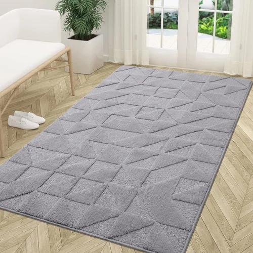 Miniatura 40 de OLANLY Tapetes para Puerta para Interiores, Antideslizantes, Absorbentes, Resistentes a la Suciedad, Tapete de Entrada Lavable, Tapete de Entrada