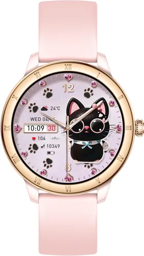 Miniatura 11 de Reloj inteligente para mujer, monitor de fitness HD de 1.27 pulgadas (respuesta/haz llamadas) con más de 110 modos deportivos/frecuencia
