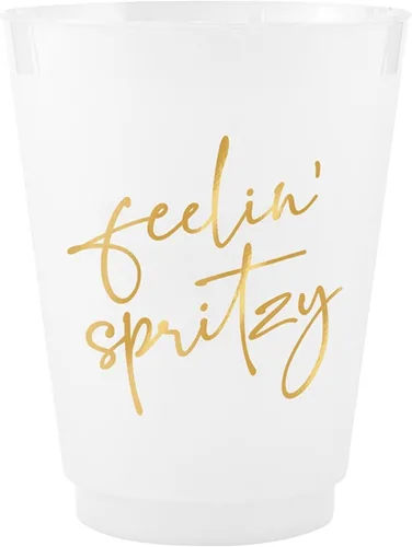 Miniatura 13 de Santa Barbara Design Studio Party Shot Glass - 10 vasos reutilizables de plástico sin BPA, 2 onzas, tequila de sal y lima