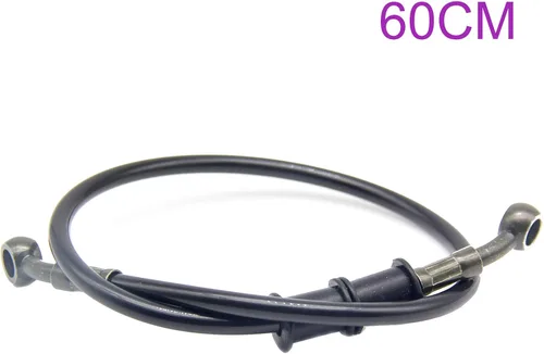 Miniatura 2 de Línea de freno de motocicleta, manguera de freno de acero inoxidable, embrague de freno de acero trenzado para motocicleta, paquete de 1, línea