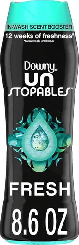 Miniatura 17 de Downy Unstopables - Perlas potenciadoras de aroma para lavadora, aroma fresco, 24 onzas, perlas de lavandería para protección contra olores, perlas