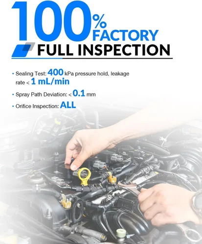 Miniatura 8 de Injectores de combustible mejorados 0280150943 Compatible con:-Ford F150 4.6L 1997-2003 5.4L 1997-2002 Para:-Mustang 1996-2004 F250 F350 E150 E250