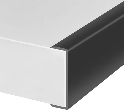 Miniatura 39 de Borde de goma protector autoadhesivo para chapa, material de etileno propileno dieno, ajuste de 1/16 pulgadas (1.6 mm), longitud 10 pies