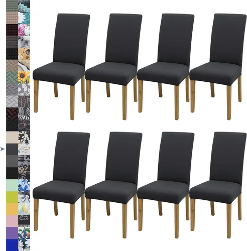 Miniatura 60 de BIETYONE - Fundas para sillas de comedor, juego de 2 fundas para sillas de comedor o cocina, lavables, protectoras, para sillas Parsons