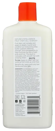 Miniatura 2 de Andalou Naturals Acondicionador, acondicionador para cabello rico en humedad, 11.5 onzas, aceite de argán, manteca de karité, aceite de aguacate