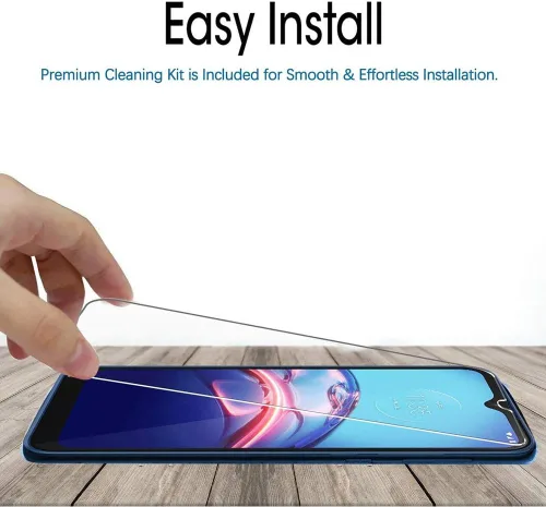 Miniatura 4 de Protector de pantalla para Motorola Moto E 2020 Galss templado, película de vidrio protectora de pantalla antiarañazos de alta transparencia