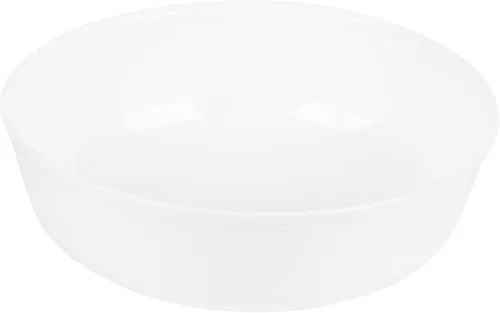 Miniatura 3 de [Paquete de 30 Tazones de 16 OZ] Edge Collection Tazones de Plástico Blanco para Fiestas Vajilla Desechable Elegante de Peso Pesado Premium