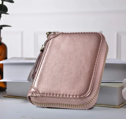 Miniatura 2 de Yuhan Pretty - Tarjetero de piel para tarjetas de crédito y carnet de identidad, con tecnología RFID, para mujer