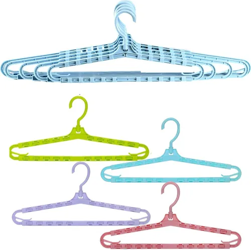Miniatura 8 de Perchas extra grandes y resistentes para ropa de secado grandes, hombros ajustables de 16.4 a 27.2 pulgadas, para polos anchos, cárdigans, colchas