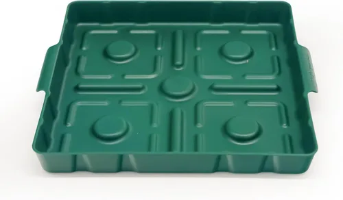 Vego garden Bandejas de riego inferiores para plantas de semillero, bandejas de plántulas de 10 x 10 pulgadas, paquete de 4