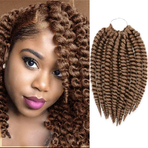 Miniatura 27 de Trenzas de ganchillo de pelo sintético auténtico doble Jumbo Senegalese Twist 12" (30)