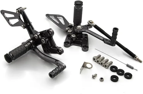 Miniatura 5 de PROCNC Estriberas traseras de aluminio para motocicleta Reposapiés Estriberas traseras Apoyapiés Compatible con Suzuki GSXR1000 2000 2001 2002 2003