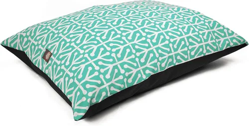 Miniatura 7 de Majestic Pet Cama rectangular para perros tamaño mediano, lavable, cama antideslizante y cómoda para mascotas, cama para jaula para perros, almohada