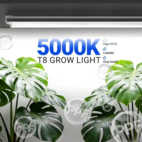 Miniatura 6 de Barrina Luces de cultivo para plantas de interior, 3 pies, 5000 K, luz diurna blanca de espectro completo, 180 W (6 x 30 W, equivalente a 1000 W)