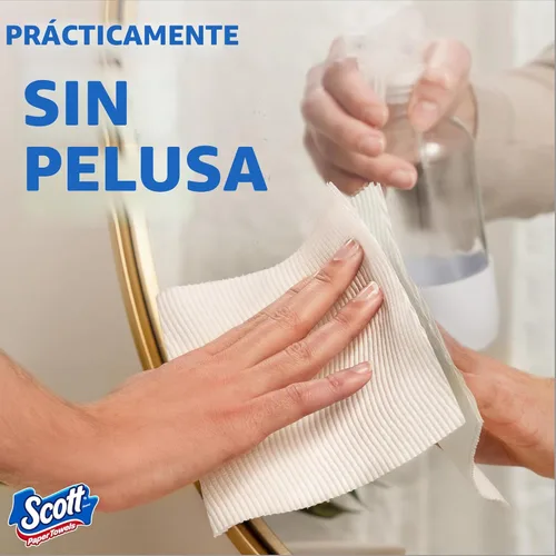 Miniatura 7 de Scott Toallas de papel, elige una hoja, 6 rollos dobles = 12 rollos regulares (108 hojas por rollo)