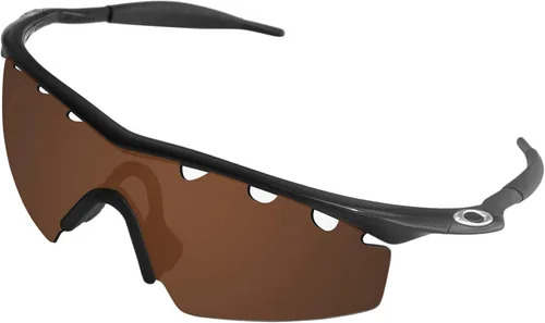 Miniatura 2 de BroLizard - Lente polarizada de repuesto para gafas de sol Oakley M Frame Strike ventiladas, marrón