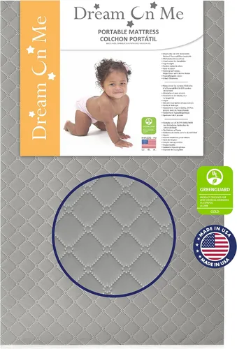 Miniatura 11 de Dream On Me Sunset - Colchón mini para cuna 2 en 1, doble cara para bebés y niños pequeños, funda impermeable, certificado GREENGUARD Gold, 38 x 24
