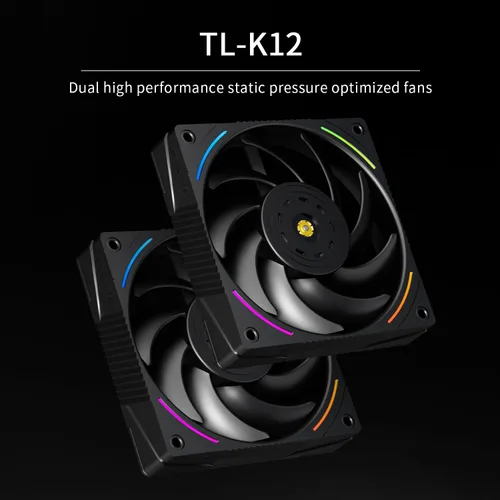 Miniatura 7 de Thermalright Phantom Spirit 120 Digital EVO Enfriador de aire para CPU, 7 tubos de calor, ventiladores PWM duales de 120 mm, cubierta superior