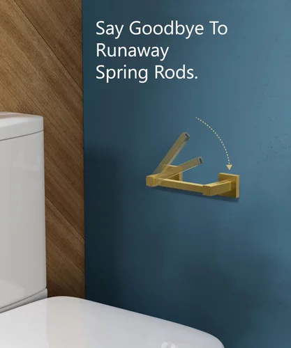 Miniatura 2 de FORIOUS Soporte de Papel Higiénico para Montaje en Pared, Soporte de Rollo de Tejido Giratorio de Doble Poste de Acero Inoxidable Resistente al
