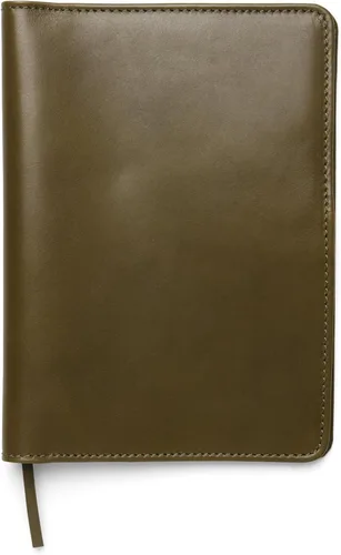 Miniatura 10 de Theodore Funda de cuero para cuaderno de 7.8 x 10.8 pulgadas con diario, para tableta, teléfono, cuaderno, tarjetas de visita, bolsillos