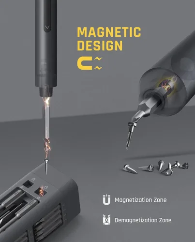 Miniatura 8 de Fanttik Mini destornillador eléctrico E1 Pro con 24 puntas magnéticas y mini destornillador eléctrico E1 MAX con 50 puntas magnéticas