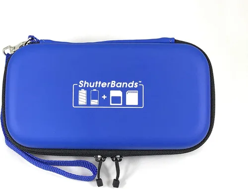 Miniatura 3 de Baterías + funda para tarjetas compatible con baterías FujiFilm NP-W126S (azul)
