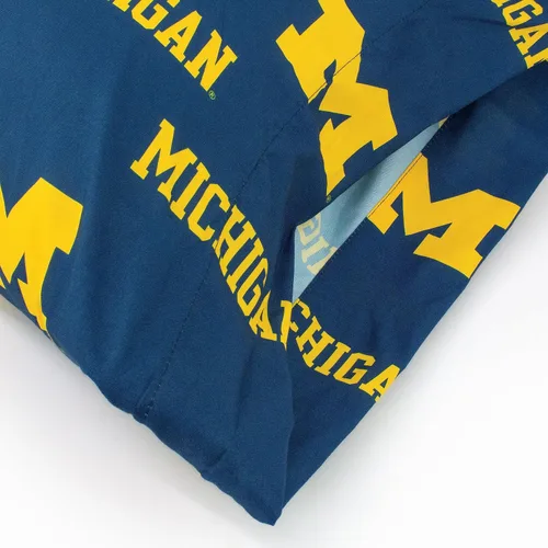 Miniatura 7 de College Covers Everything Comfy Michigan Wolverines - Funda de almohada, almohada corporal, 20 x 60 pulgadas, incluye 1 funda de almohada