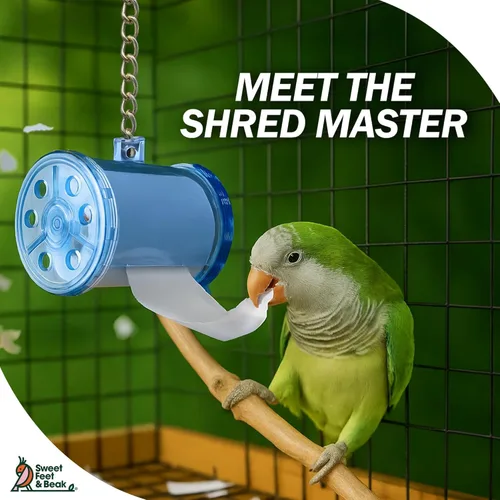 Miniatura 6 de Sweet Feet & Beak Shred Master - Juguete perfecto para jaula de pájaros para todas las aves, trituración y compromiso, seguro, no tóxico, fácil