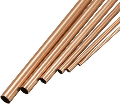 Miniatura 6 de uxcell Tubo de cobre, 0.079 in, 0.118 in, 0.157 in, 0.197 in, 0.236 in, 0.276 in de diámetro exterior x 0.020 in, grosor de pared, 11.811 in