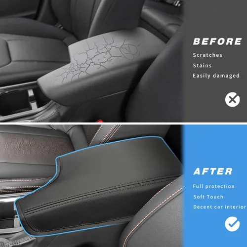 Miniatura 3 de INTGET Funda para reposabrazos de consola central de automóvil para Subaru Crosstrek 2021 2022 2023 2018 2019 2020/Impreza Accesorios 2017-2023 Tapa