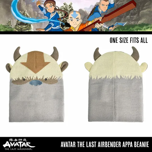 Miniatura 5 de Concept One Avatar The Last Airbender Appa - Gorro de punto acrílico con puño, multicolor, talla única
