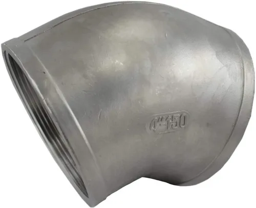 Miniatura 12 de Duda Energy 45° Codo 1/2" Hembra NPT Instalación de tubería de acero inoxidable 0,5
