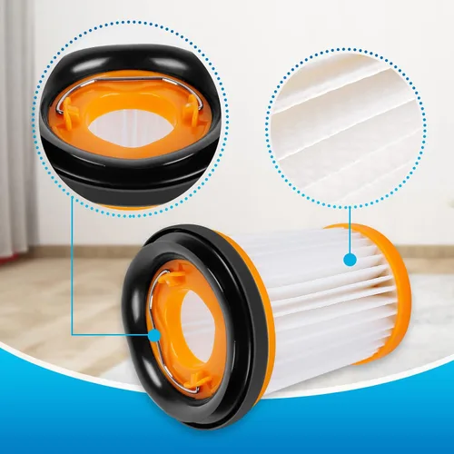 Miniatura 6 de KEEPOW Wandvac - Filtro de repuesto compatible con aspiradora de mano Shark WANDVAC WV201 WV200 WV205 WV220, comparado con el número de pieza