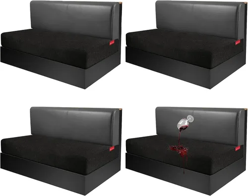 Miniatura 35 de Fundas de cojín impermeables para sofá, funda elástica lavable con diseño elástico antideslizante, protector de muebles para mascotas y niños