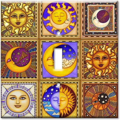Miniatura 5 de Art Plates - Placa de interruptor de Celestial - Single Gang Toggle - Imagen de Dan Morris Single Toggle