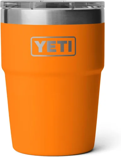 Miniatura 19 de YETI Rambler - Vaso apilable de 16 onzas, aislado al vacío, de acero inoxidable con tapa MagSlider Apilable