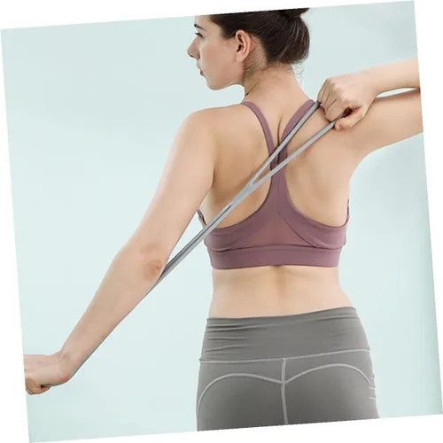 Miniatura 3 de TOYANDONA 3Pcs High Elasticity Resistance Bands Yoga Stretch Workout Straps for Full Body Strengthening Fitness Training Home Gym Pilates Back
