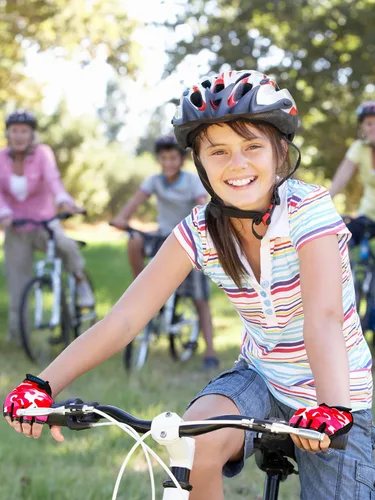 Miniatura 6 de Geyoga 12 pares de guantes de ciclismo antideslizantes de gel para niños, guantes de ciclismo para niños de verano, para montar al aire libre, 5-8