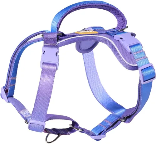 Miniatura 6 de DF Freedom - Arnés Martingale para perro, control suave para no asfixia, arnés de clip frontal con mango reflectante, ajustable y acolchado