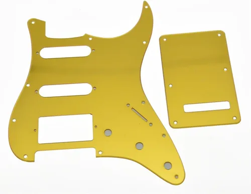 Miniatura 11 de KAISH Guardabarros de 11 agujeros estilo ST/Strat con placa trasera de trémolo para Stratocaster/Strat, HSS, verde menta de 3 capas, fabricado