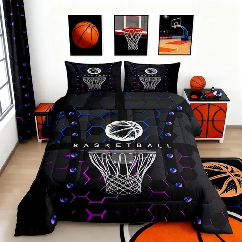 Miniatura 20 de Juego de edredón de caricaturas de autos para adolescentes, juego de ropa de cama de transporte urbano, ropa de cama para decoración del hogar