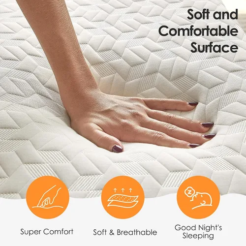 Miniatura 6 de soges Cama loft de tamaño twin con colchón incluido, cama alta todo en uno para niños y adultos, con escaleras y cajones de almacenamiento, base