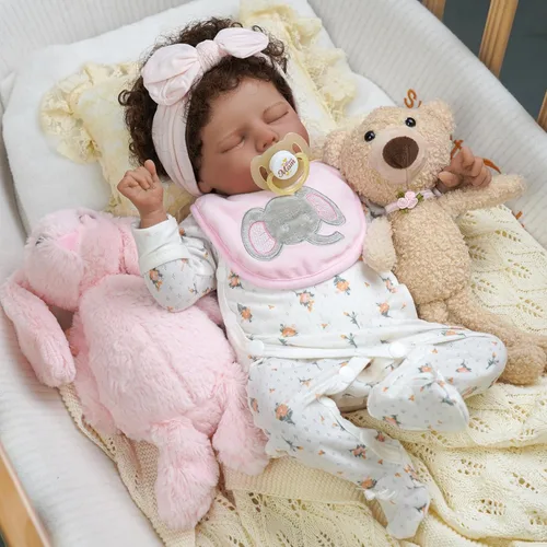BABESIDE Muñecas de bebé Reborn realistas de 17 pulgadas, muñeca de bebé recién nacida realista con ropa y juguete regalo para niños a partir de 3
